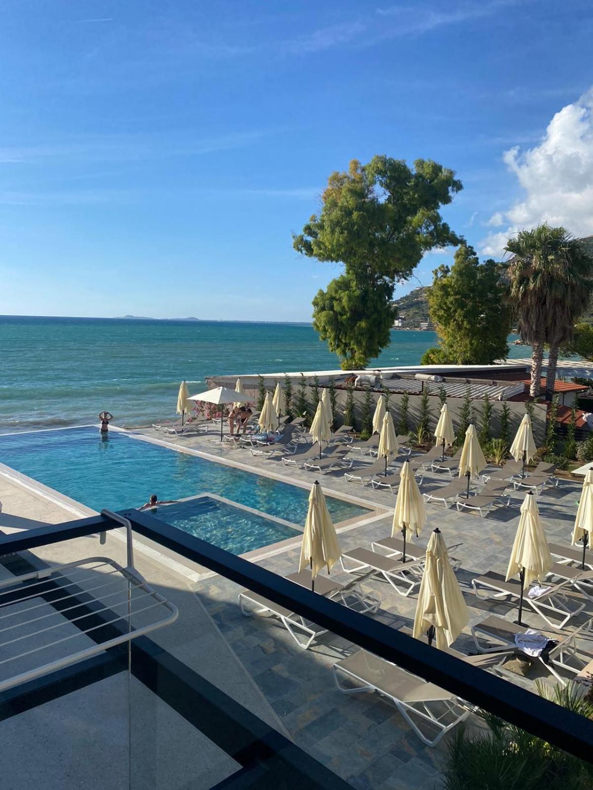 Dukes Albania Hotel Radhimë Eksteriør billede